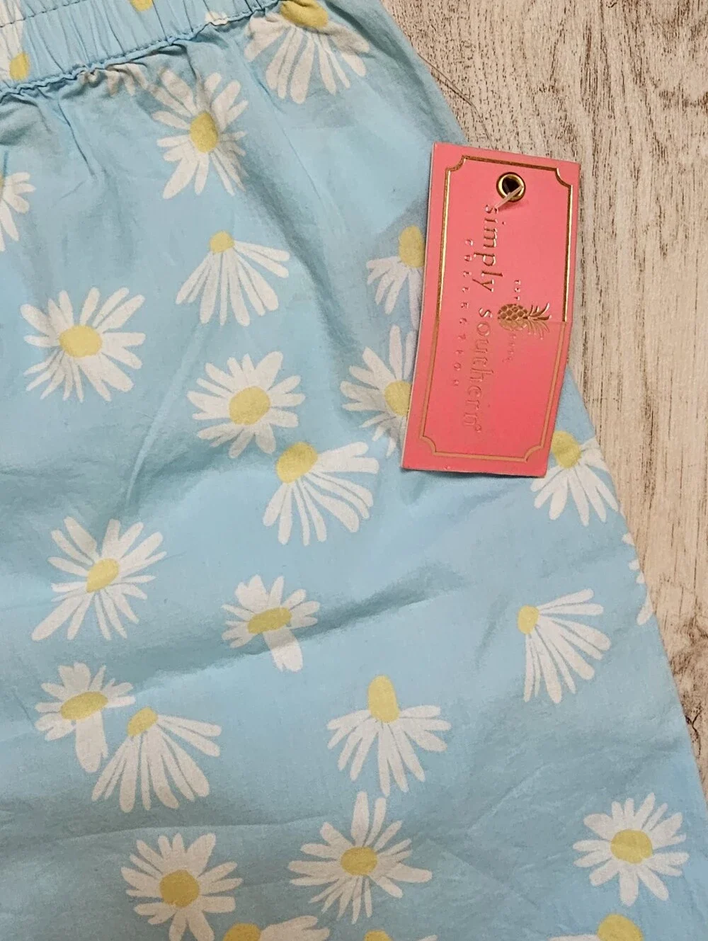 New Simply Southern Daisy Cotton Lounge Shorts